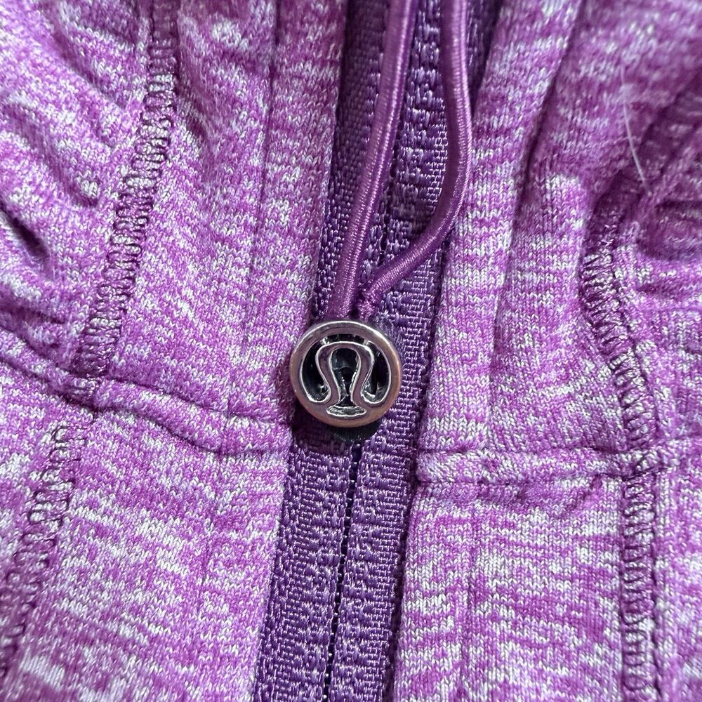 Lululemon RARE Peplum Pleated Riding Jacket in Heathered Ultra Violet Size 10 - Picture 6 of 16
